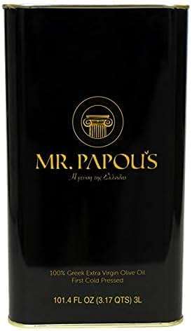 Mr. Papou's Authentic Greek Extra Virgin Olive Oil – Polyphenol Rich, First Cold Pressed, Family Owned, Single Region, Harvested in Greece – 3 Liter (101.4 fl oz) - Image 6