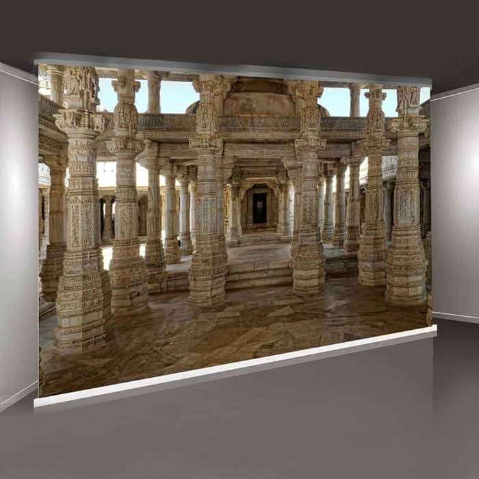 MTMETY 10x7Ft Beautiful Magical Old Indian Temple Background Photo Video Studio Photography GEME398 - Image 4