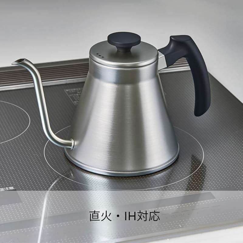 Hario V60 "Fit" Gooseneck Drip Kettle, 1200ml, Silver - Image 4