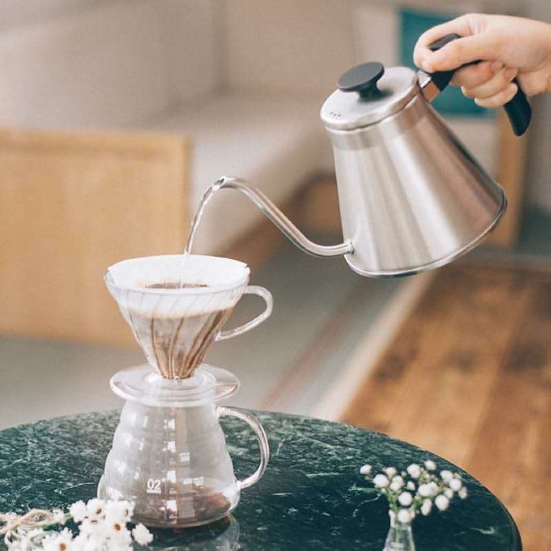Hario V60 "Fit" Gooseneck Drip Kettle, 1200ml, Silver - Image 7