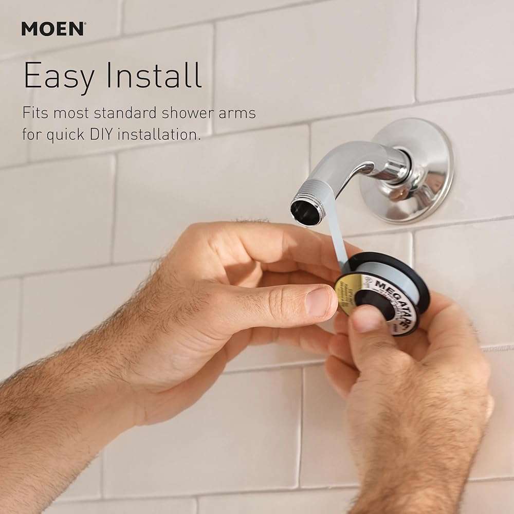 Moen Engage Chrome Magnetix 2-in-1 Combo Rain Showerhead with Detachable Handheld Shower Spray, Featuring Magnetic Docking System, 26009 - Image 9