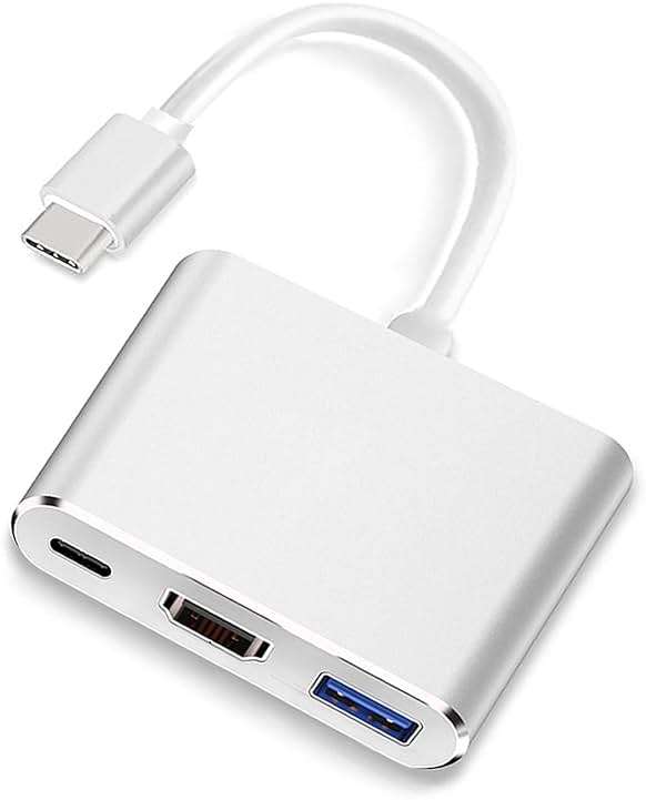 USB-C to HDMI Adapter (Supports 4K / 30Hz) - Type- C 3 in 1 Converter Cable for 2017/2018 MacBook Pro, MacBook, Mac Pro, iMac, Chromebook, & More USB 3.0 Type-C Devices - Image 3