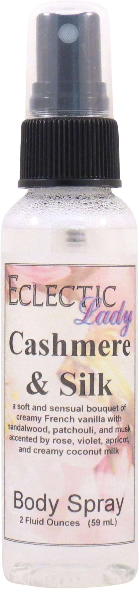Eclectic Lady Cashmere and Silk Body Spray, 2 ounces, Body Mist - Image 1