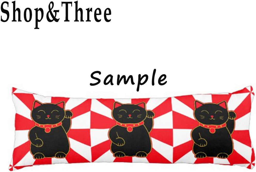 Shop&Three Custom Design 100% Cotton Pillowcase, Multicolor, 20' x 60', Personalized Pet Photo, Outdoor/Indoor Throw Pillowcase - Image 2