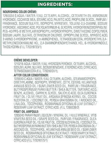 Garnier Nutrisse Ultra Crème Hair Color, Permanent Hair Dye with 100% Gray Coverage, Vegan & Cruelty-Free, 60 Light Natural Brown (Acorn), 2 Count - Image 9