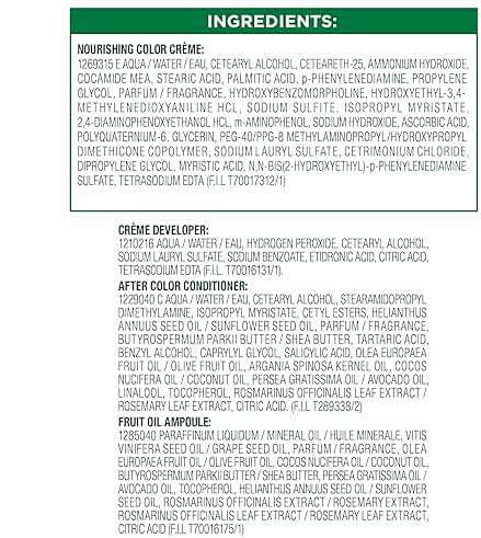 Garnier Nutrisse Ultra Crème Hair Color, Permanent Hair Dye with 100% Gray Coverage, Vegan & Cruelty-Free, 11 Blackest Black (Peppercorn), 2 Count - Image 9