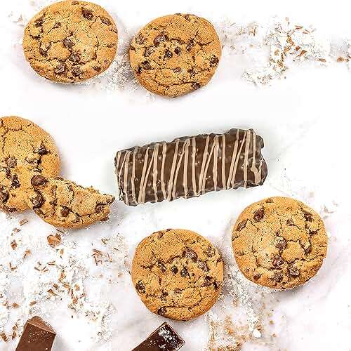 FITCRUNCH Snack Size Protein Bars, 6-Layer Baked Bar, 3g of Sugar & Soft Cake Core (18 Bars, Chocolate Chip Cookie Dough) - Image 6