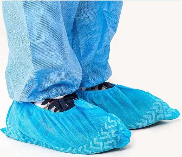 Disposable Boot Covers for Guests, 200 Pcs Non Slip Durable Clean Home Shoe Covers, Two Size for Men and Women - Image 5