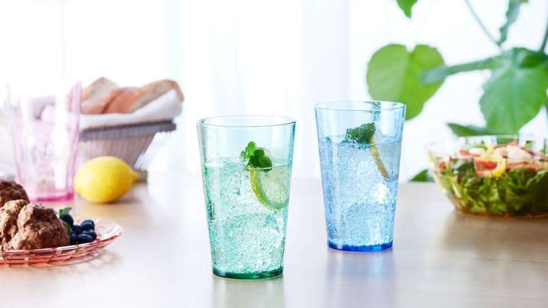 SCANDINOVIA - 19oz Unbreakable Premium Drinking Glasses Set of 6 - Super Grade Acrylic Plastic - Perfect for Gifts - Dishwasher Safe - Stackable - Drinkware Cups Reusable Water Tumbler - Image 2