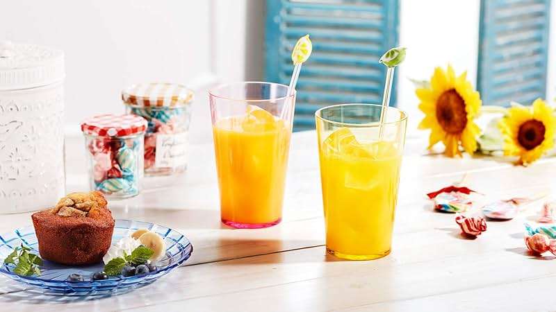 SCANDINOVIA - 19oz Unbreakable Premium Drinking Glasses Set of 6 - Super Grade Acrylic Plastic - Perfect for Gifts - Dishwasher Safe - Stackable - Drinkware Cups Reusable Water Tumbler - Image 6