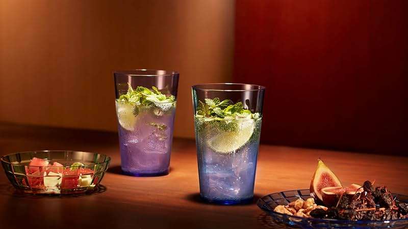 SCANDINOVIA - 19oz Unbreakable Premium Drinking Glasses Set of 6 - Super Grade Acrylic Plastic - Perfect for Gifts - Dishwasher Safe - Stackable - Drinkware Cups Reusable Water Tumbler - Image 7