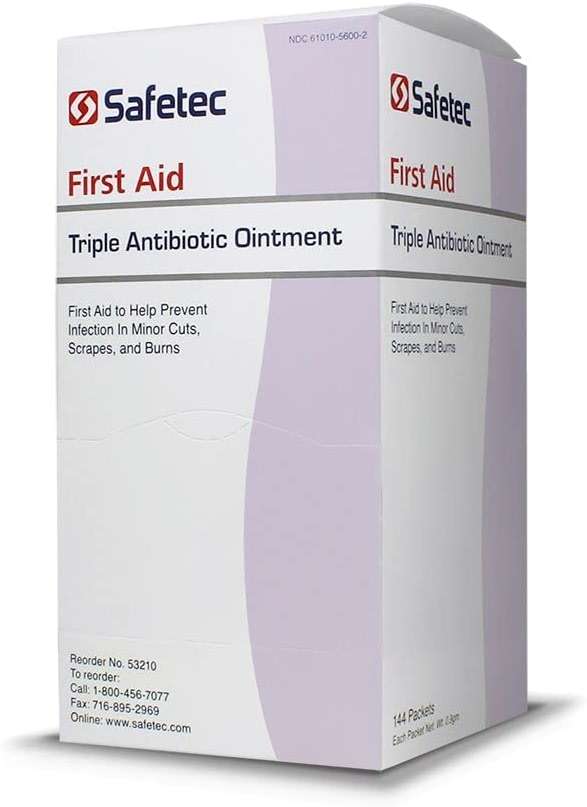 Safetec 42909 Triple Antibiotic Ointment, Pack of 144 - Image 1