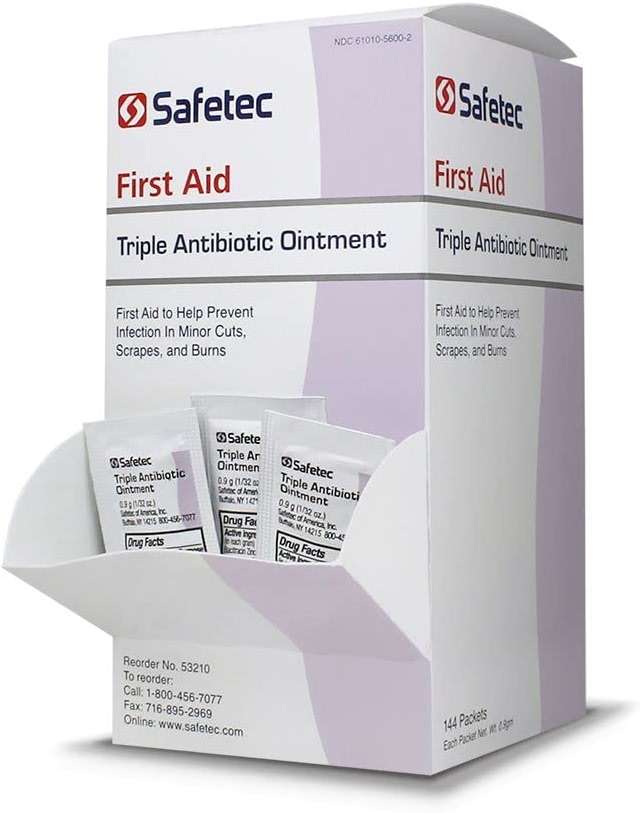 Safetec 42909 Triple Antibiotic Ointment, Pack of 144 - Image 3