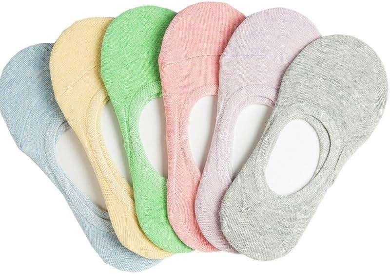 Losa Kute 6 Pairs Women’s Casual No Show Socks Anti-Slip Socks … - Image 6