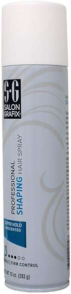 Salon Grafix Professional Shaping Hair Spray, Super Hold Unscented, 10 oz (Pack of 4) - Image 4