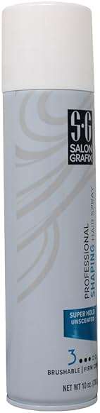 Salon Grafix Professional Shaping Hair Spray, Super Hold Unscented, 10 oz (Pack of 4) - Image 5