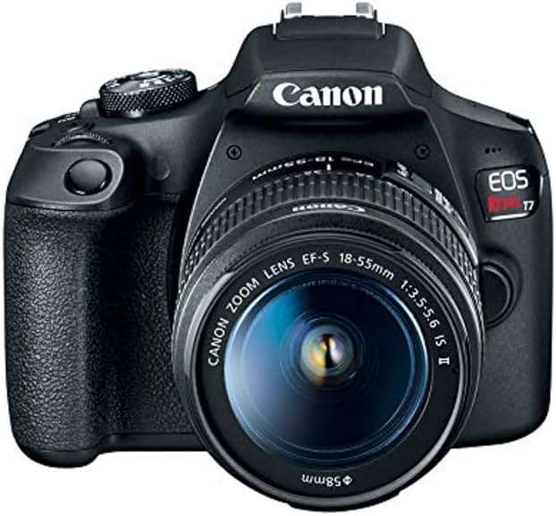 Canon EOS Rebel T7 DSLR Camera EF-S 18-55mm f/3.5-5.6 is II Lens Kit, 24.1 Megapixel CMOS (APS-C) Sensor, Full HD Videos, Built-in Wi-Fi, Beginner Photographers, Digital Camera, Black - Image 2