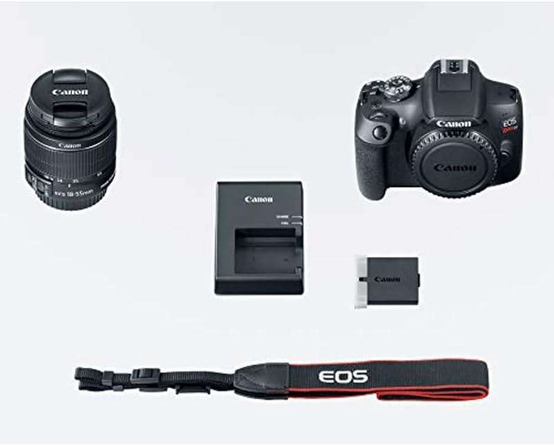 Canon EOS Rebel T7 DSLR Camera EF-S 18-55mm f/3.5-5.6 is II Lens Kit, 24.1 Megapixel CMOS (APS-C) Sensor, Full HD Videos, Built-in Wi-Fi, Beginner Photographers, Digital Camera, Black - Image 6