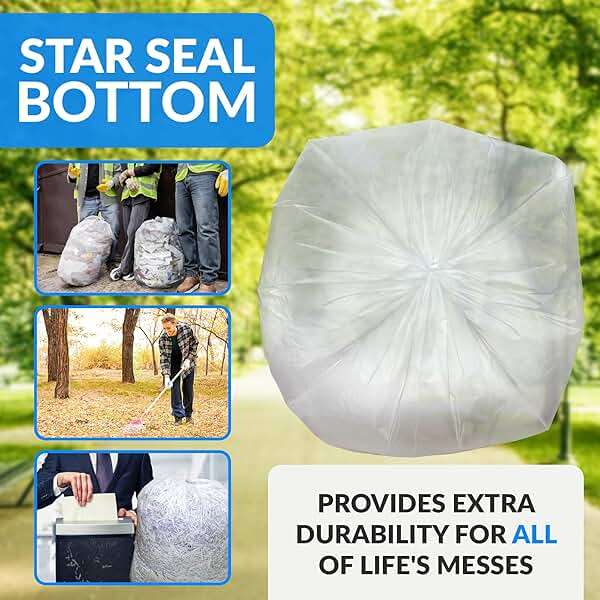 Reli. 55-60 Gallon Trash Bags Heavy Duty | 150 Trash Bags with Ties | Super Sizeable, Clear, Serious Garbage Cleanup - Image 4