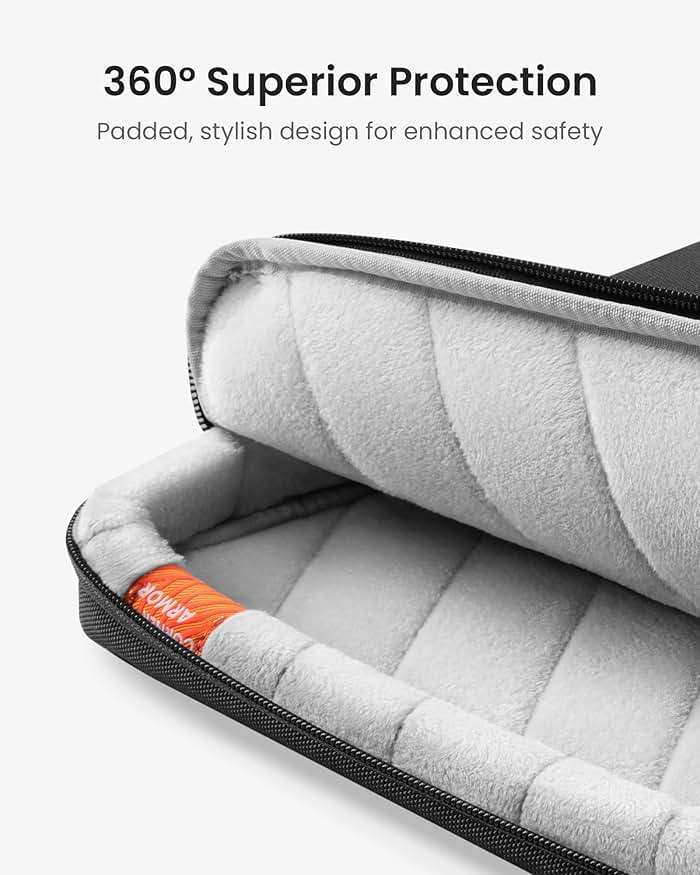 tomtoc 360 Protective Laptop Shoulder Bag for 15 Inch New 2026 MacBook Air M5/A3448, M4/A3241, M3/A3114, M2/A2941, 15 Inch Microsoft Surface Laptop 7/6, Water-Resistant Accessory Case - Image 5