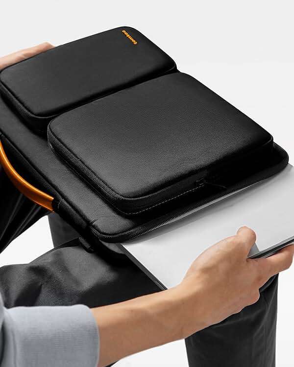tomtoc 360 Protective Laptop Shoulder Bag for 15 Inch New 2026 MacBook Air M5/A3448, M4/A3241, M3/A3114, M2/A2941, 15 Inch Microsoft Surface Laptop 7/6, Water-Resistant Accessory Case - Image 8