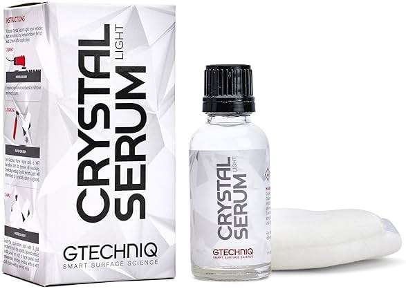 Gtechniq Crystal Serum Light Ceramic Coating for Cars 50ml | Up to 5 Years Protection, High Gloss Shine, Swirl and Chemical Resistance - Image 1