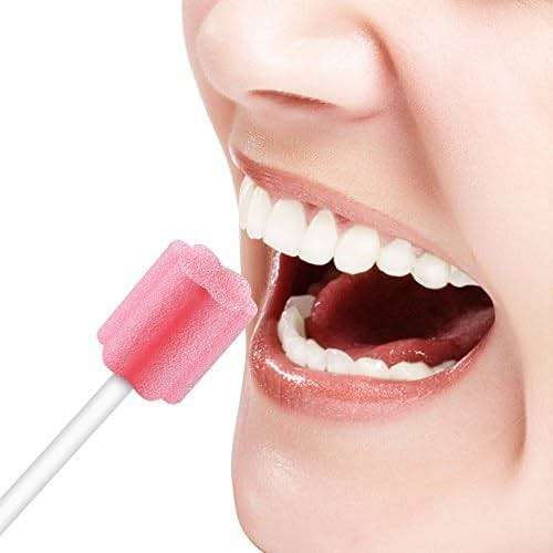 Wellgler's Oral Care Swabs Disposable- Pink 100 Counts - Image 3