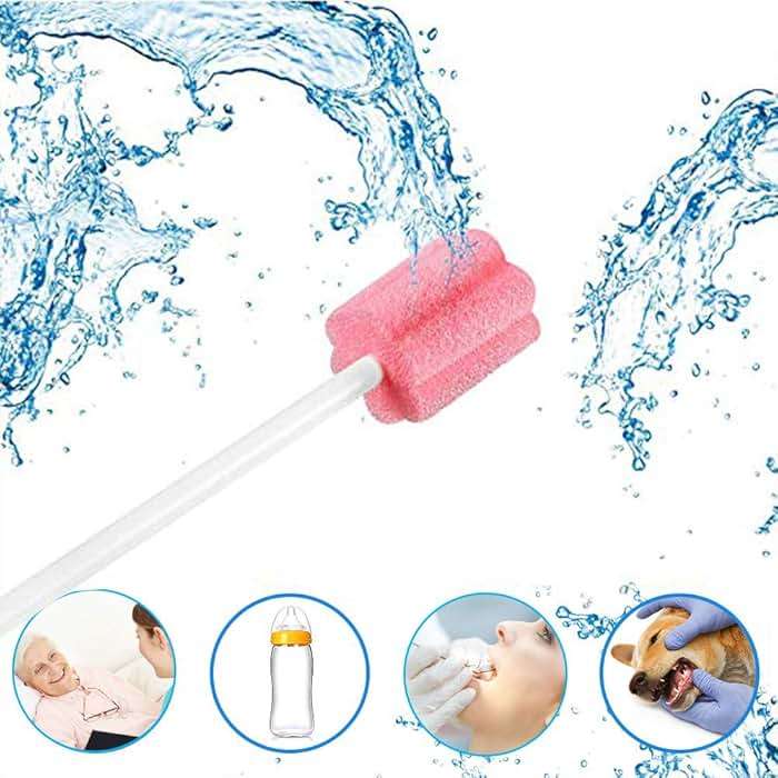 Wellgler's Oral Care Swabs Disposable- Pink 100 Counts - Image 4