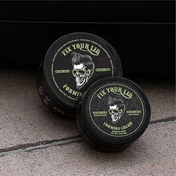 Fix Your Lid Forming Cream 3.75 oz Medium Hold Hair Cream For Men - Mens Hair Gel Medium Shine - All Day Hold Styling Cream For All Hairstyles - Easy To Wash Out - Image 2
