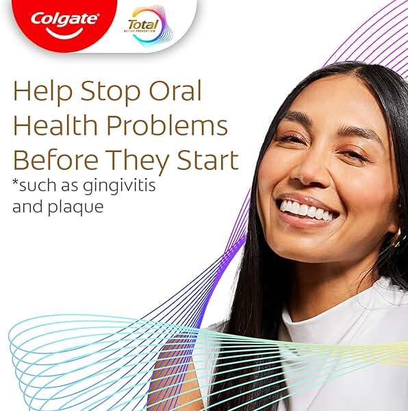 Colgate Total Alcohol Free Mouthwash, Peppermint for Bad Breath, Helps Prevent Gingivitis and Plaque, 3 Pack, 33.8 Oz Each - Image 8