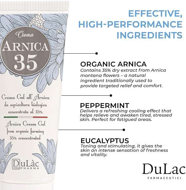 Dulac – Arnica Cream 2.53 Fl Oz | with Organic Arnica Montana Extracts | Natural Soothing & Skin Care Cream - Image 3