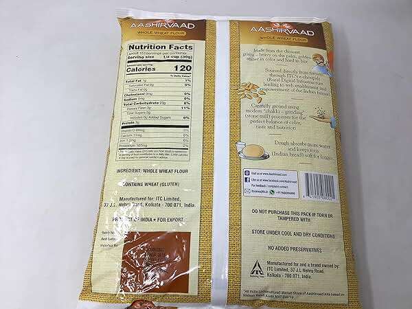 AASHIRVAAD WHOLE WHEAT FLOUR 10LB - Image 2