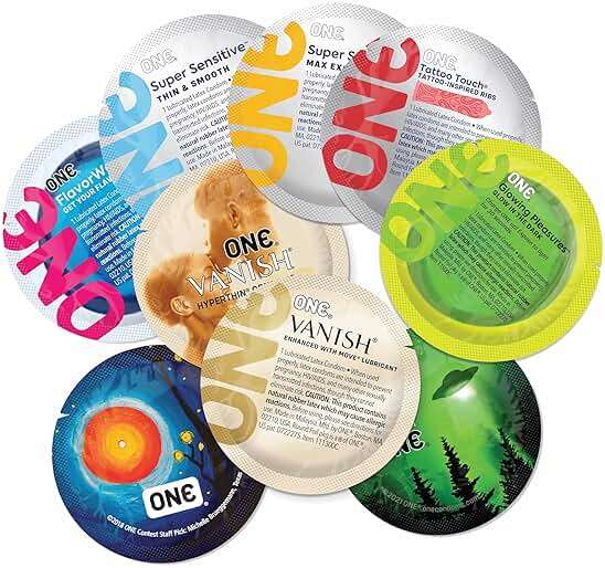 ONE 1 Mixed Pleasures Assorted Condoms, Pack of 12 - Image 2