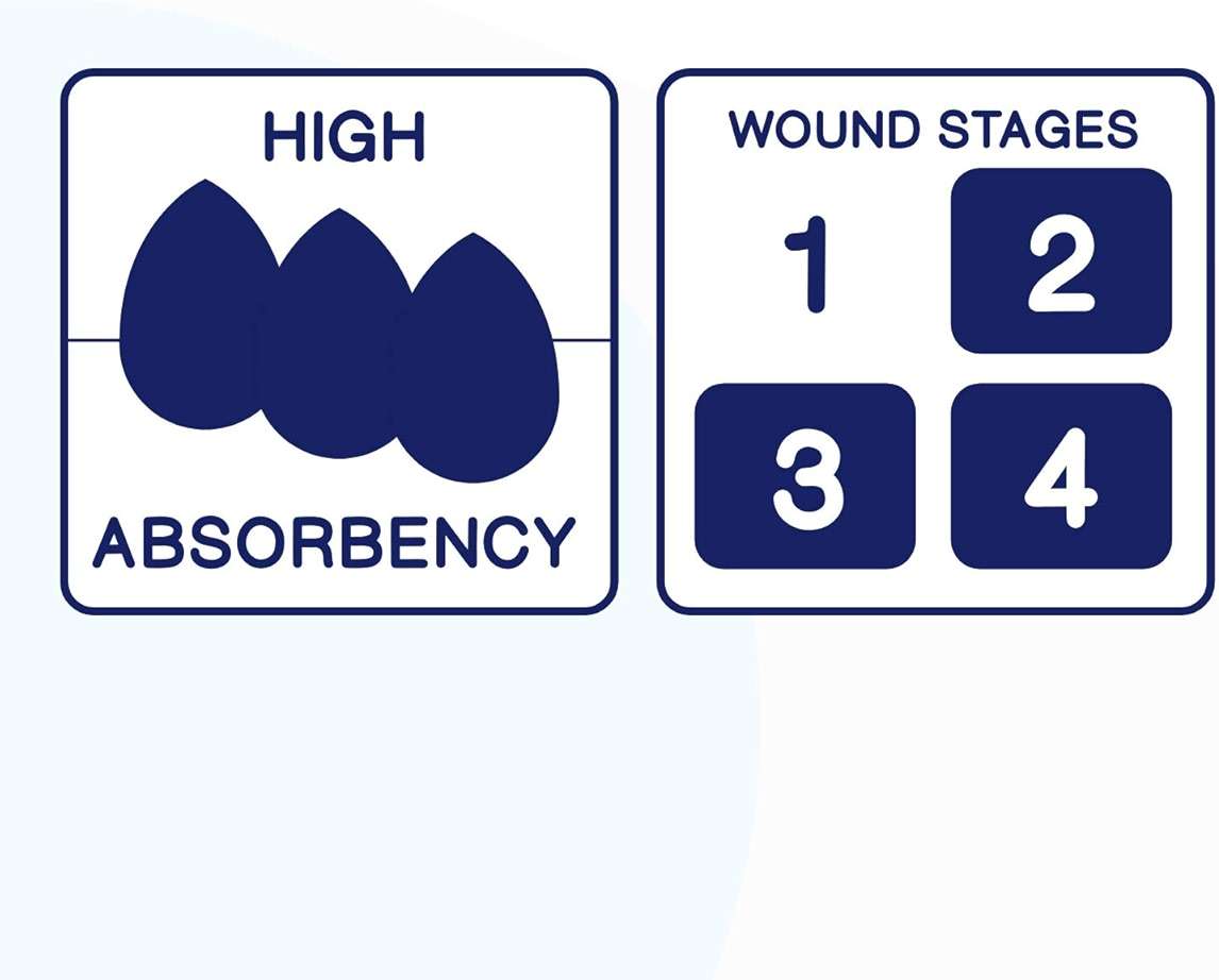 MedVance 5 Pack 2"x5" Silicone Foam Dressing Bordered Dressing, Waterproof Silicone Bandages for Wounds Care, Bed Sore Patches, Super Absorbent Wound Dressing, Self Adhesive Pressure Sore Pads - Image 6