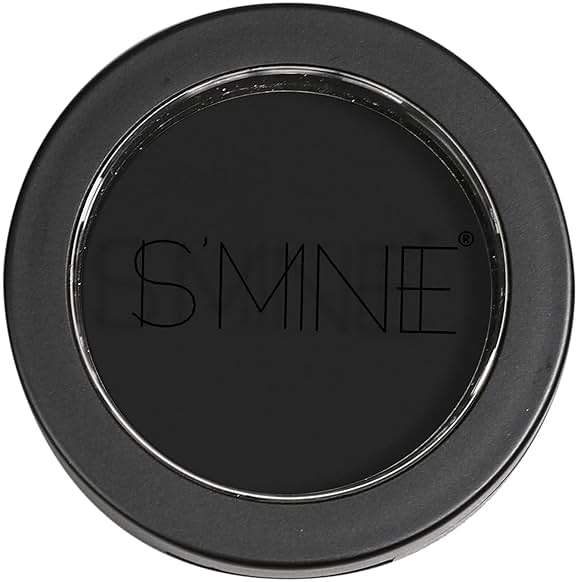 IS'MINE ISMINE Single Black Matte Eyeshadow Powder Palette High Pigment, Longwear, Intense Color Best Black Eyeshadow - Image 3