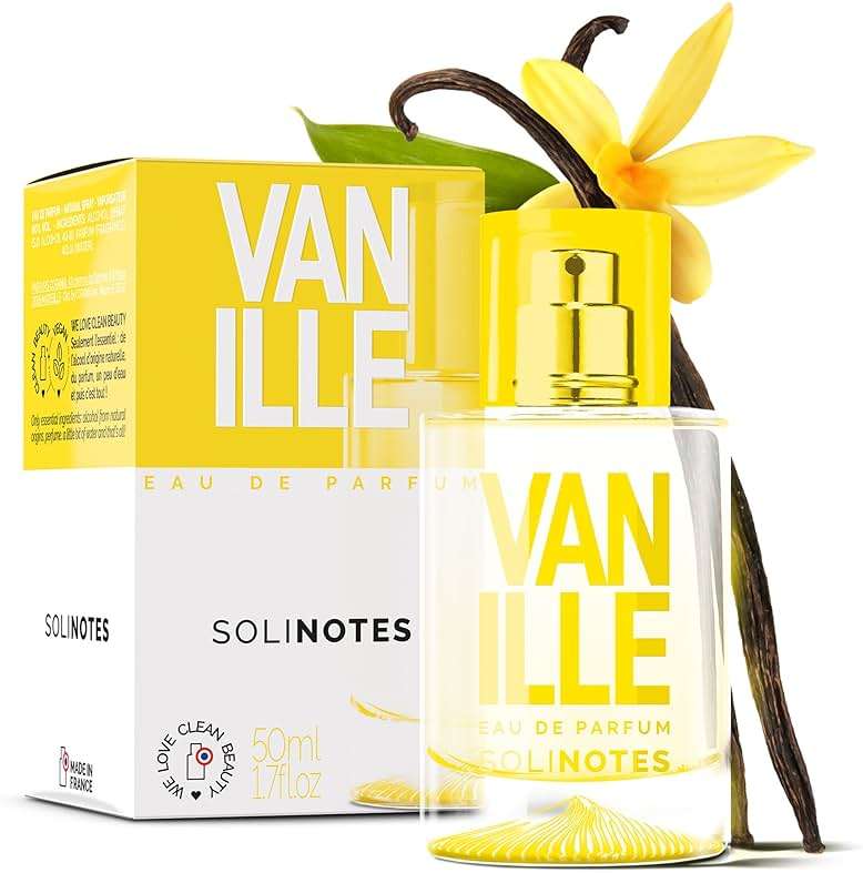 Solinotes Vanilla Eau de Parfum for Women & Men, Sweet Gourmand Perfume with White Florals, Tonka Bean & Musk, Long-Lasting Fragrance, Vegan, Made in France, 1.7 Fl Oz / 50 ml - Image 1