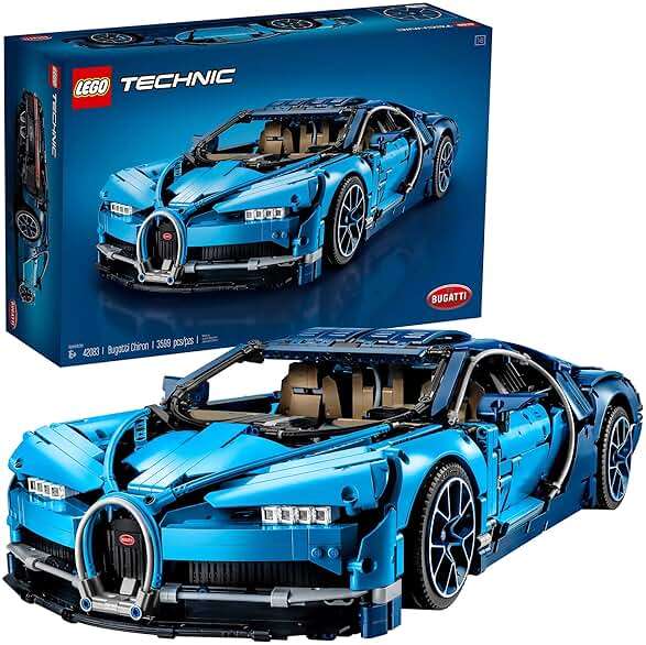 LEGO Technic Bugatti Chiron 42083 Race Car Building Kit and Engineering Toy, Adult Collectible Sports Car with Scale Model Engine (3599 Pieces) - Image 7