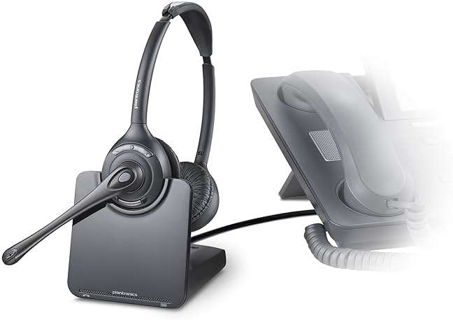Plantronics CS520 Binaural Wireless Headset System (Renewed) - Image 2