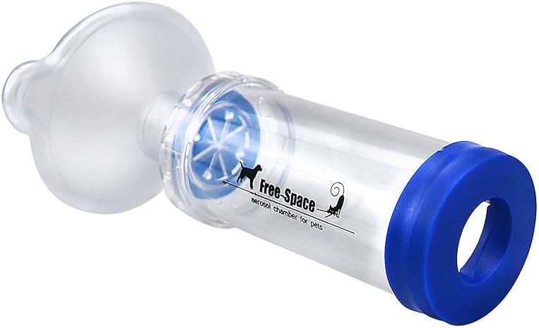Free-Space Cat/Dog Inhaler Spacer,Feline/Cannie Aerosol Chamber Inhaler for Cats/Dogs,Come with 2 Size Mask and Instruction (Two Mask) - Image 5