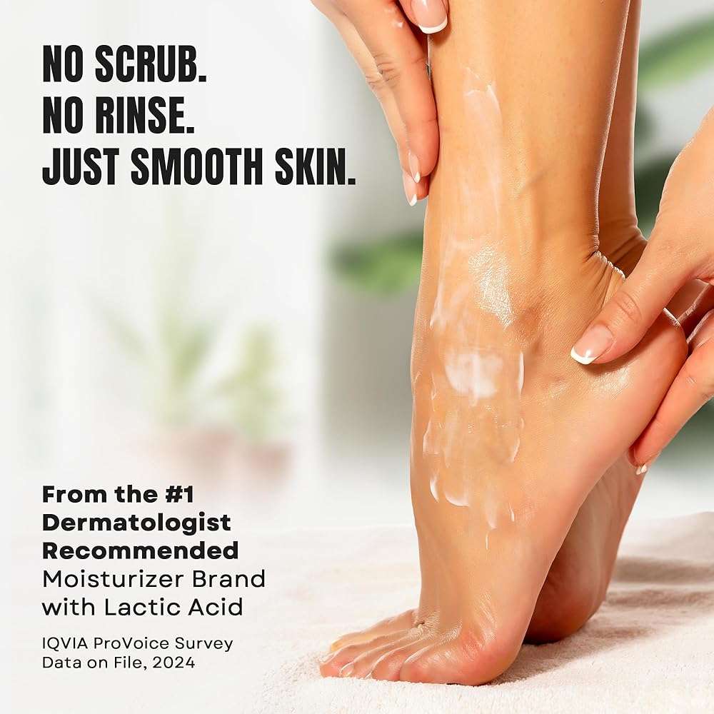 AmLactin Foot Repair Cream - Therapeutic Foot Cream for Dry Cracked Heels and Feet - Callus Softener - No-Scrub Exfoliator and Moisturizer with 15% Lactic Acid AHA - 3 oz (Packaging May Vary) - Image 6