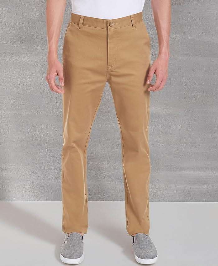 Nautica Young Men's Uniform Flat Front Stretch Twill Pant - Image 3