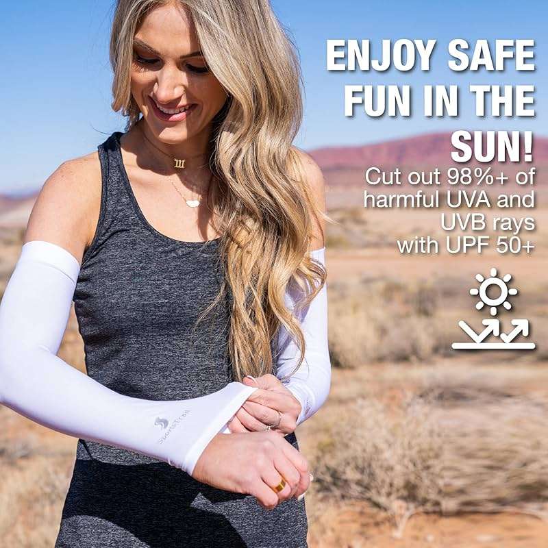 SportsTrail Cooling Arm Sleeves for Men & Women – Breathable, UV Sun Protection, Sports Arm Sleeves for Women, Men & Youth - Image 5