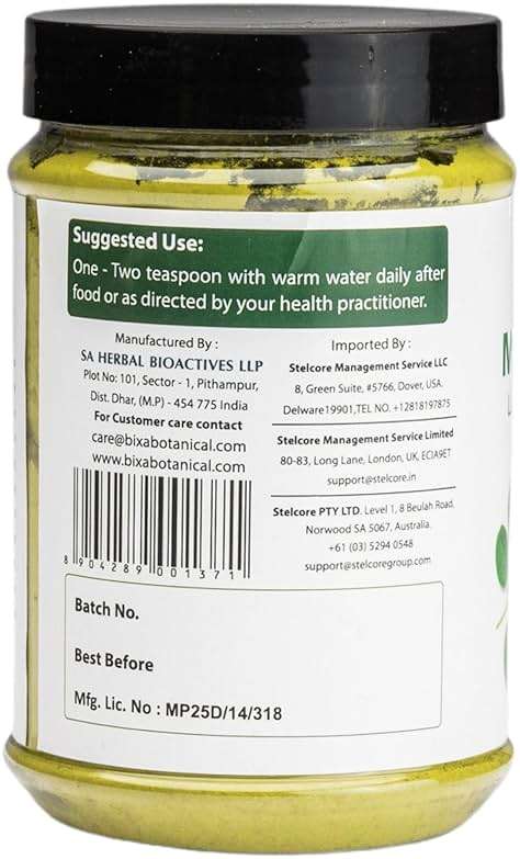 bixa BOTANICAL Moringa Powder (Organic Moringa Oleifera - 100% Pure Moringa Leaf/Drum Stick Shigru) | Perfect for Drinks, Tea,Smoothies & Recipes - 7Oz - Image 2