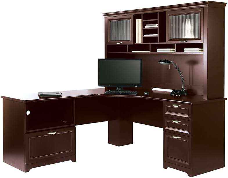 Realspace® Magellan Performance 71"W L-Shaped Corner Desk, Cherry - Image 3