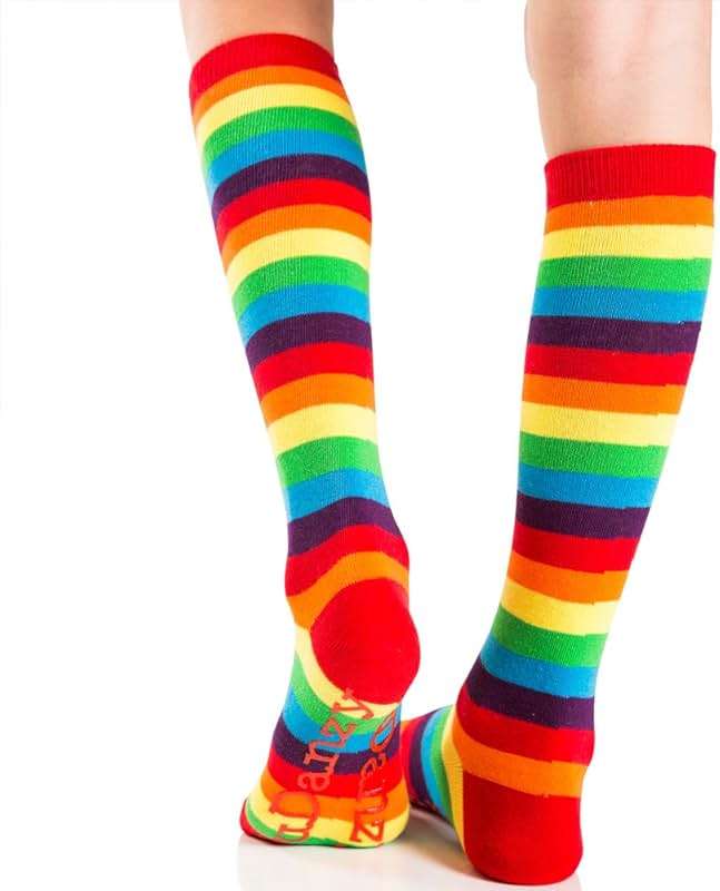 juDanzy 2 Pack of Baby, Toddler and Kids Knee High Tube Socks for Boys and Girls with Grips - Image 3