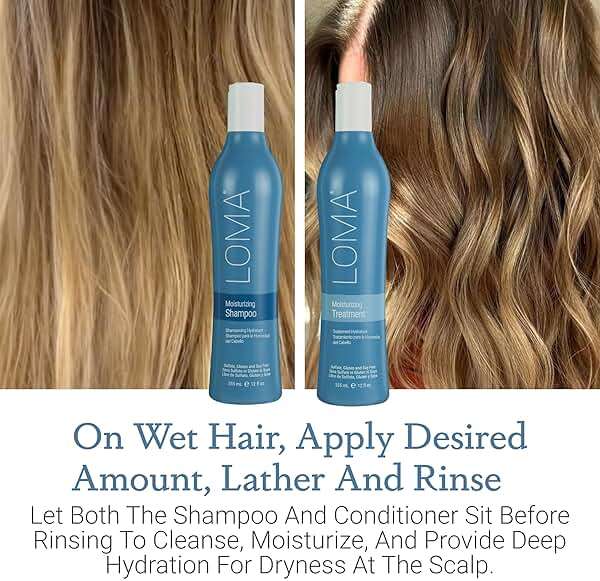 Loma Hair Care Moisturizing Shampoo & Treatment Duo - Image 3
