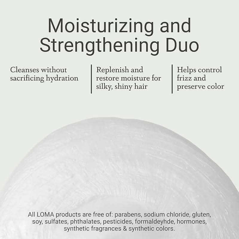 Loma Hair Care Moisturizing Shampoo & Treatment Duo - Image 6