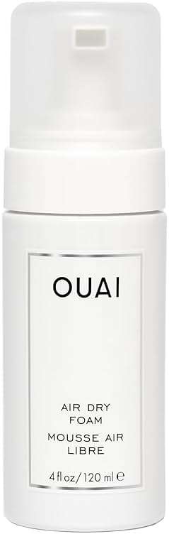 OUAI Air Dry Foam - Hair Mousse for Curly Hair & Beach Waves - Conditioning & Detangling With Kale and Carrot Extract - Paraben, Phthalate and Sulfate Free (4 Oz) - Image 1