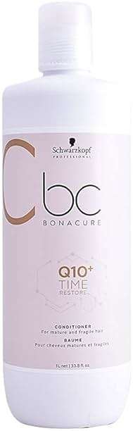 Schwarzkopf BC Bonacure Time Restore Conditioner, Clear, 33.81 Fl Oz - Image 1