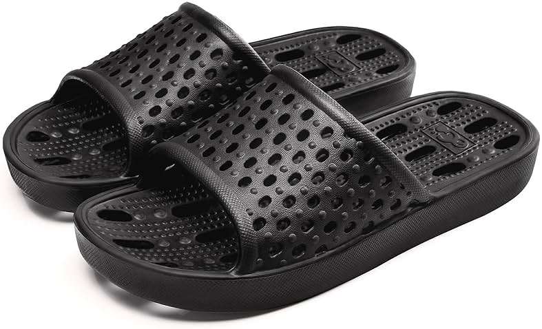 Xomiboe Shower Shoes Men Quick Drying Women Shower Sandals Non-Slip Comfortable House Slippers Bathroom Hotel Flip Flops Slides With Students Gym - Image 2